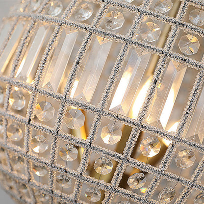 French empire crystal chandelier bronze round pendant light for living room and hotels