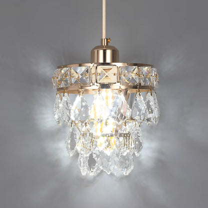 Crystal petal pendant light for kitchen island