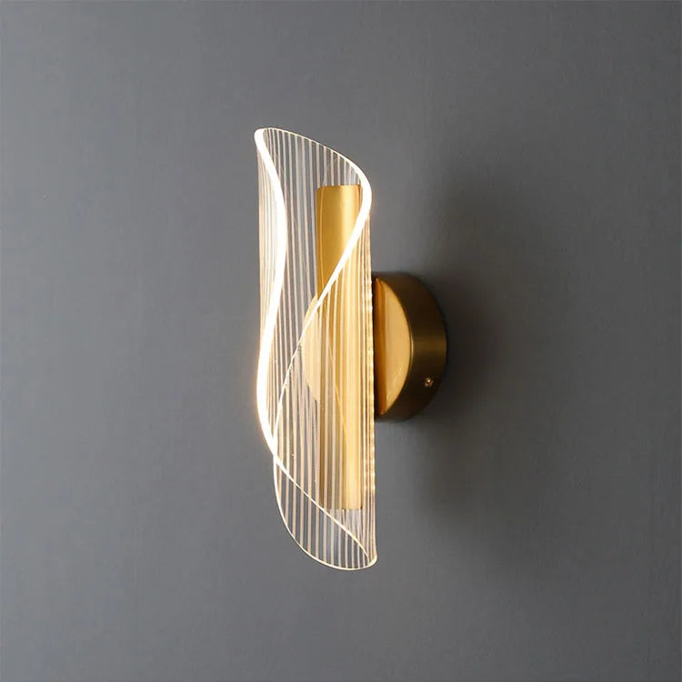 Scandinavian style LED wall light