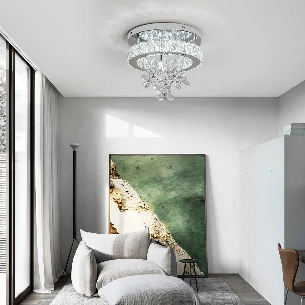 Crystal bloom ceiling light – smart LED