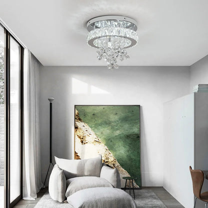 Crystal bloom ceiling light – smart LED