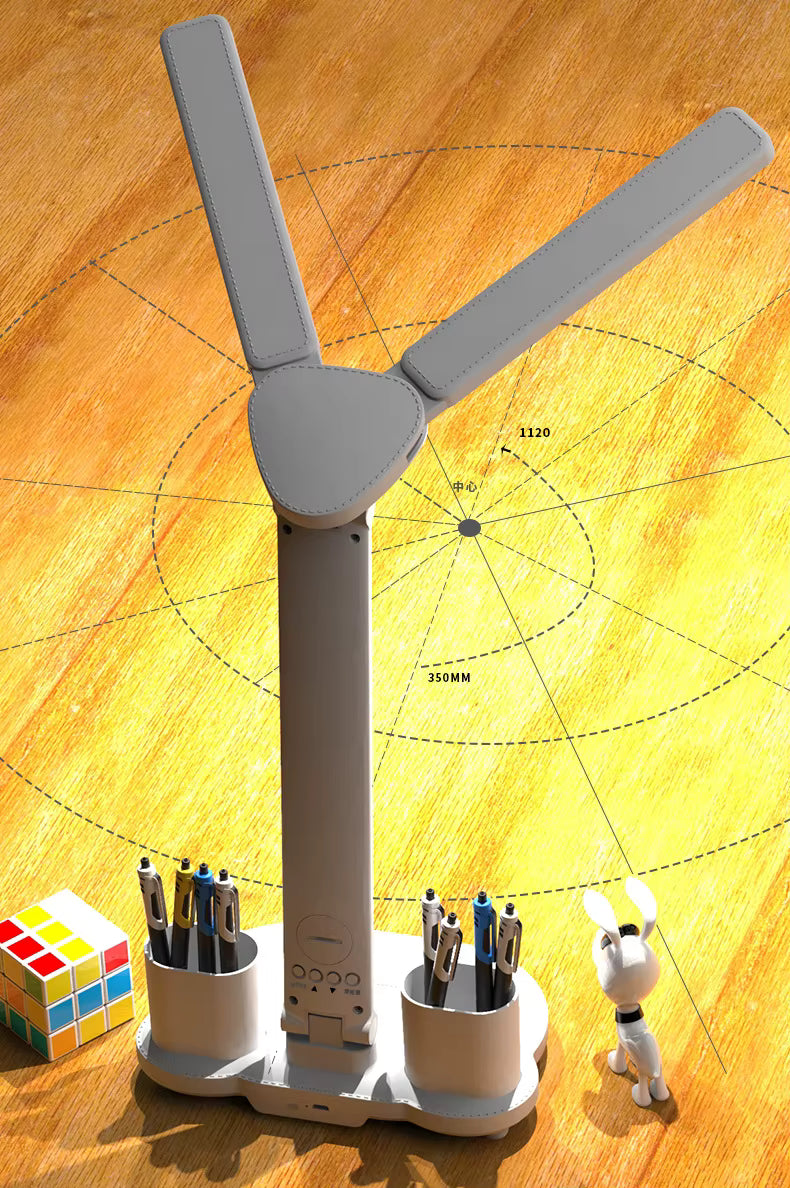 Touch control table lamp for students and study, modern design