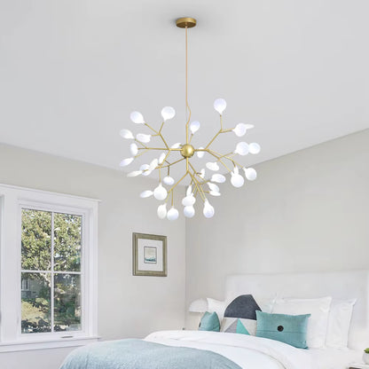 Nordic firefly acrylic chandelier for living rooms