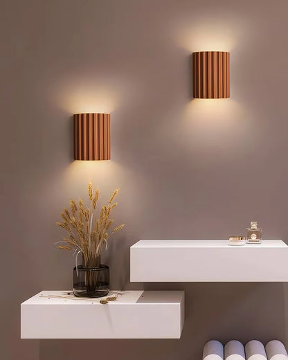 Vault resin wall light