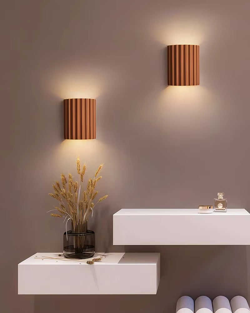 Vault resin wall light