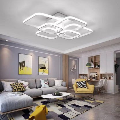 Minimalist square smart LED ceiling light
