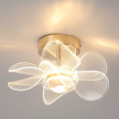 Flower acrylic ceiling light