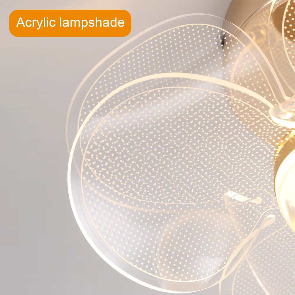 Flower acrylic ceiling light