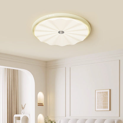 Scandinavian round ceiling light modern acrylic LED chandelier with dimmable design