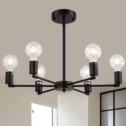 Black & gold modern chandelier