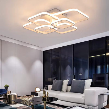 Minimalist square smart LED ceiling light