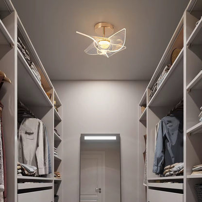 Acrylic ceiling light with LED illumination