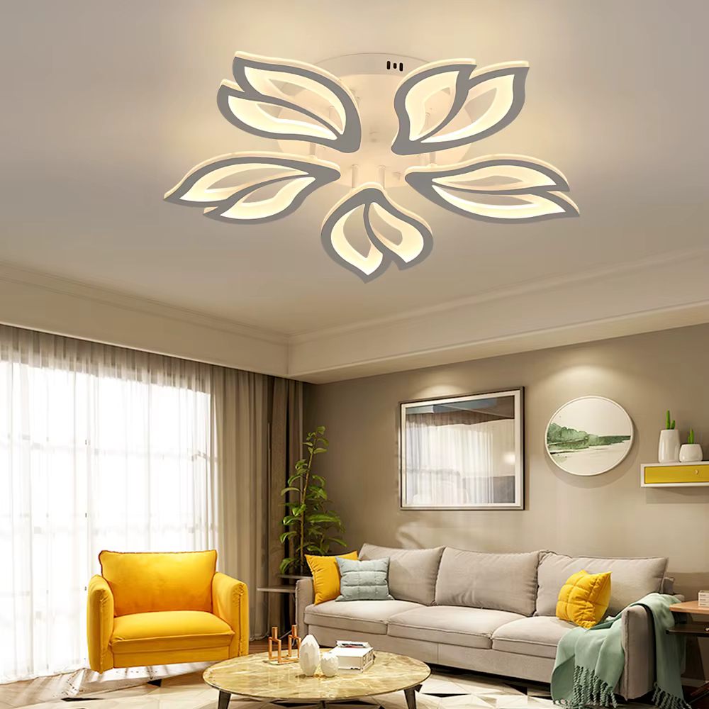 Modern leaf ceiling light