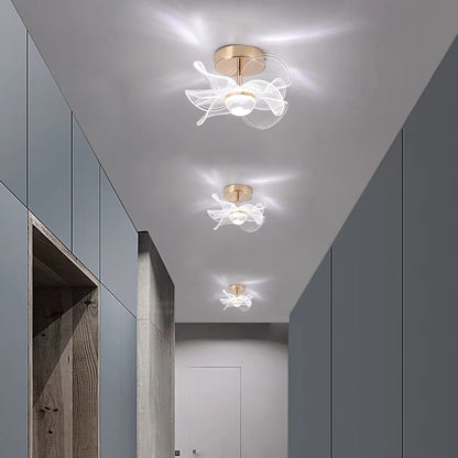 Flower acrylic ceiling light