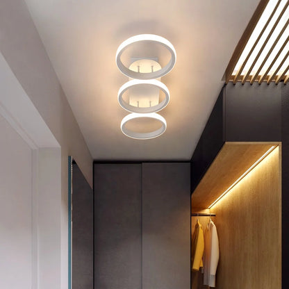 Trio loop ceiling light – modern LED ring fixture