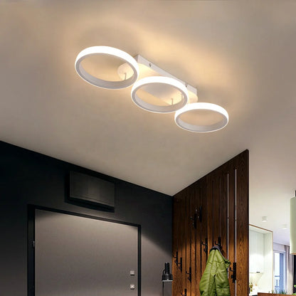 Trio loop ceiling light – modern LED ring fixture