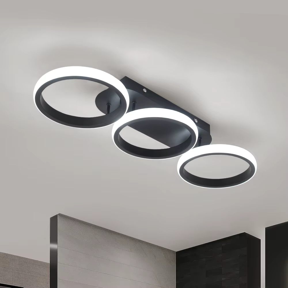Three circle ceiling light