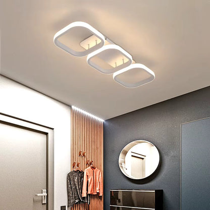 Three ring ceiling light