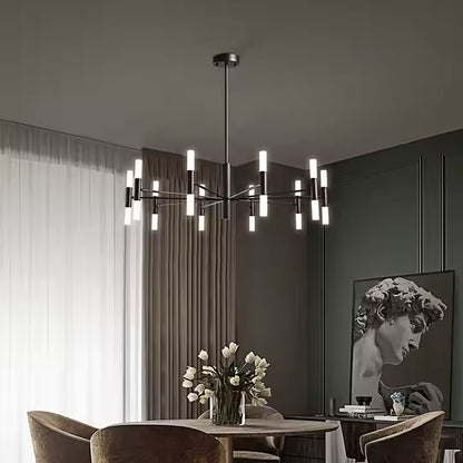 Scandinavian modern LED chandelier for living room