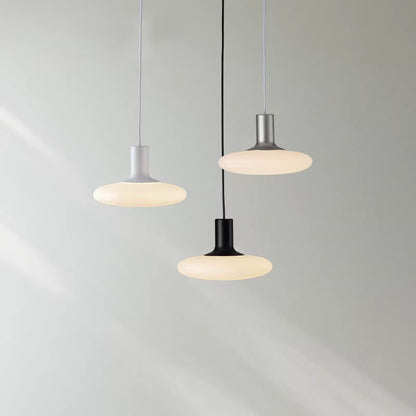 Modern art decor LED pendant light with glass shade for living room and bedroom