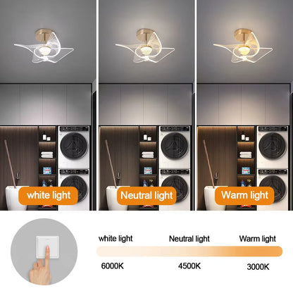 Acrylic ceiling light with LED illumination