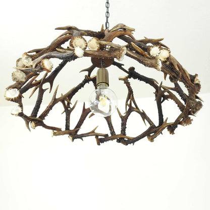 Real antler table ceiling lamp