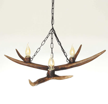 Real small antler chandelier