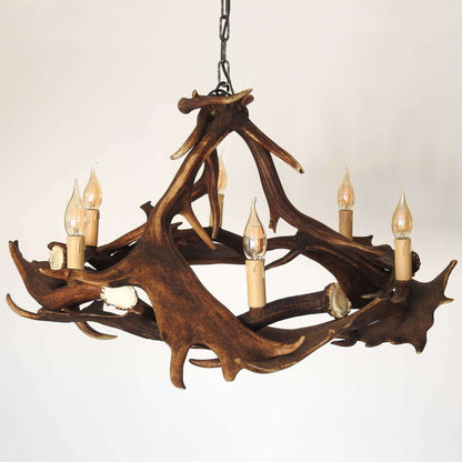 Fallow deer antler chandelier