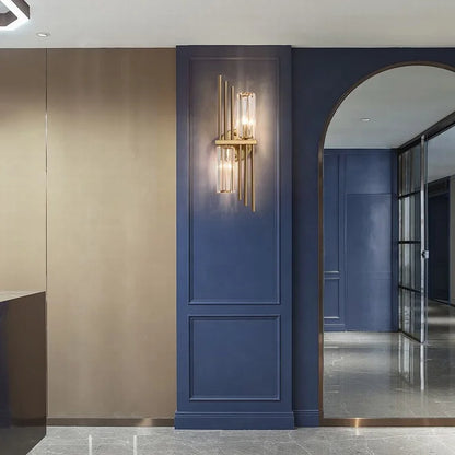 Lux crystal wall light