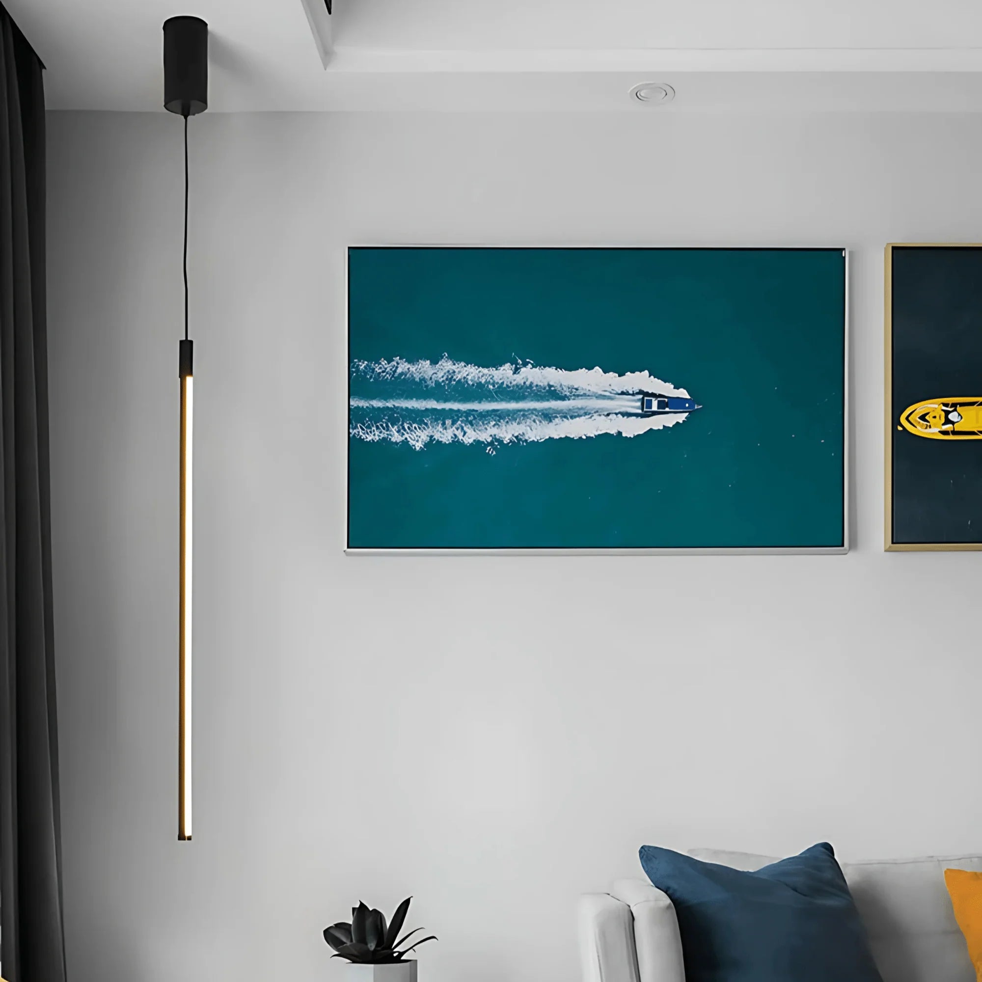 Aisle bedside pendant light