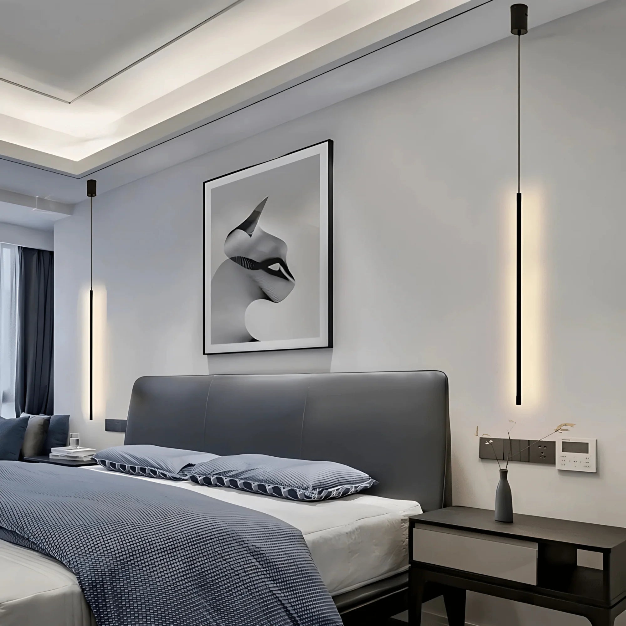 Aisle bedside pendant light