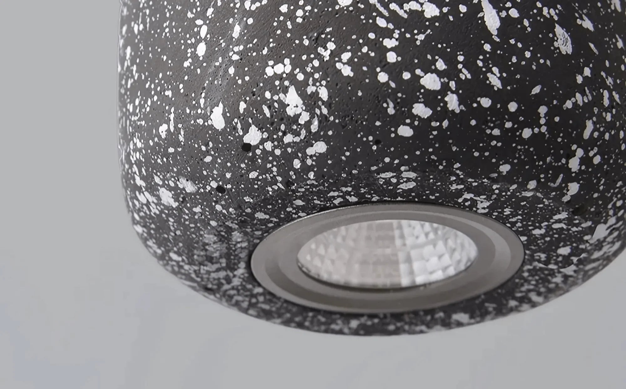 Pebble cement pendant light