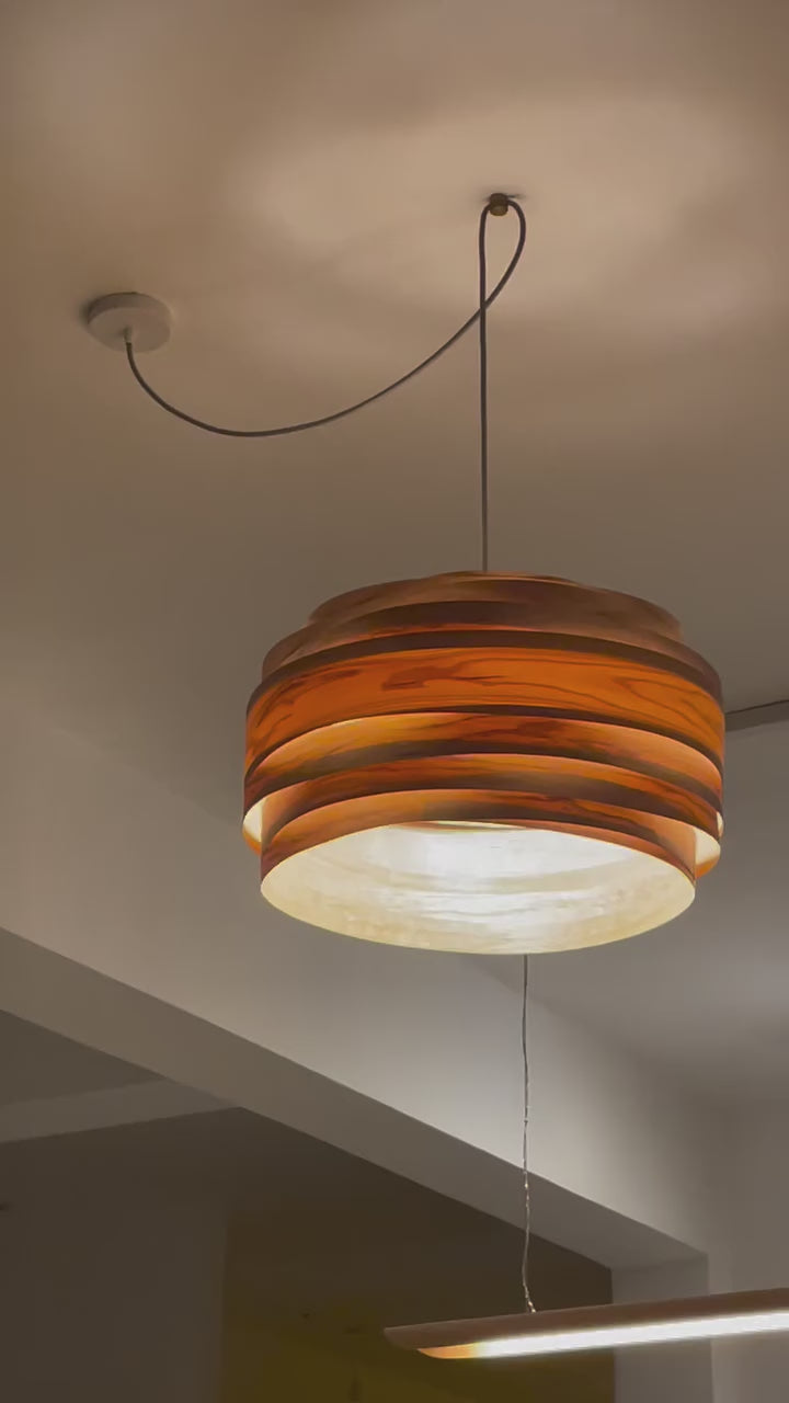 Pendant lamp light cloud bamboo
