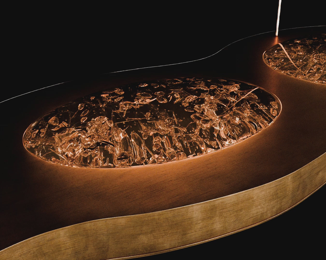 Pendant light lenses