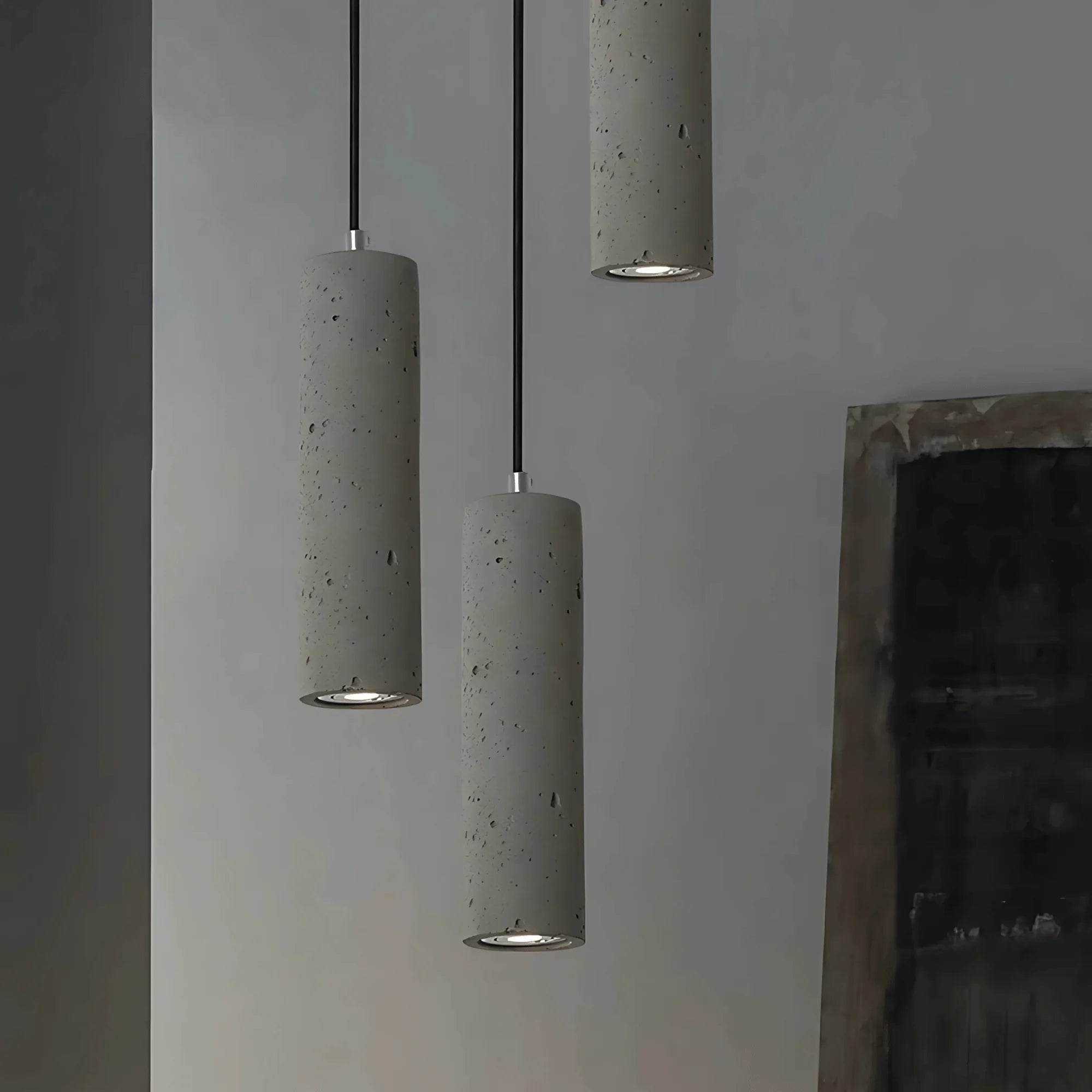 Screed concrete pendant light