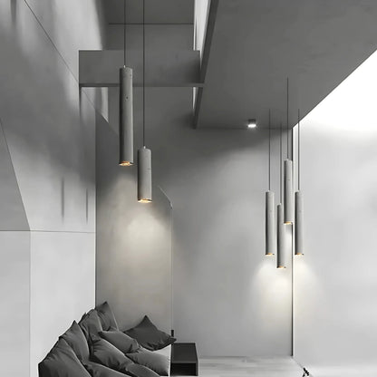 Screed concrete pendant light