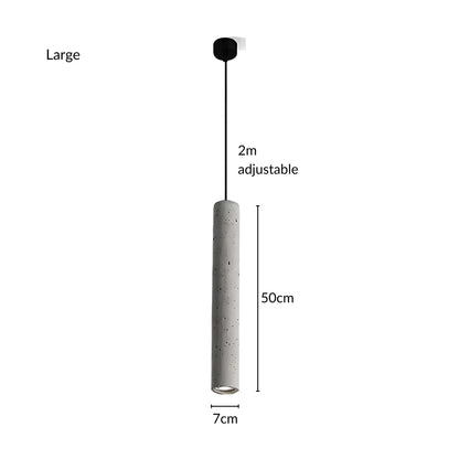 Screed concrete pendant light