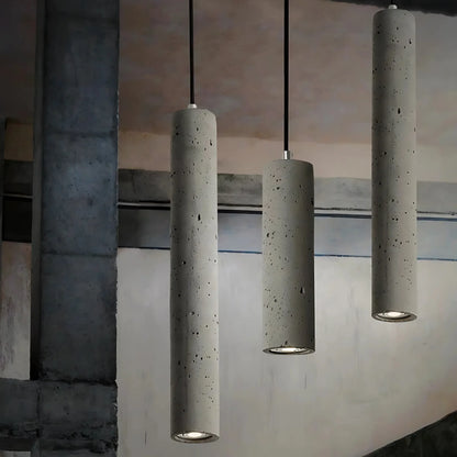 Screed concrete pendant light